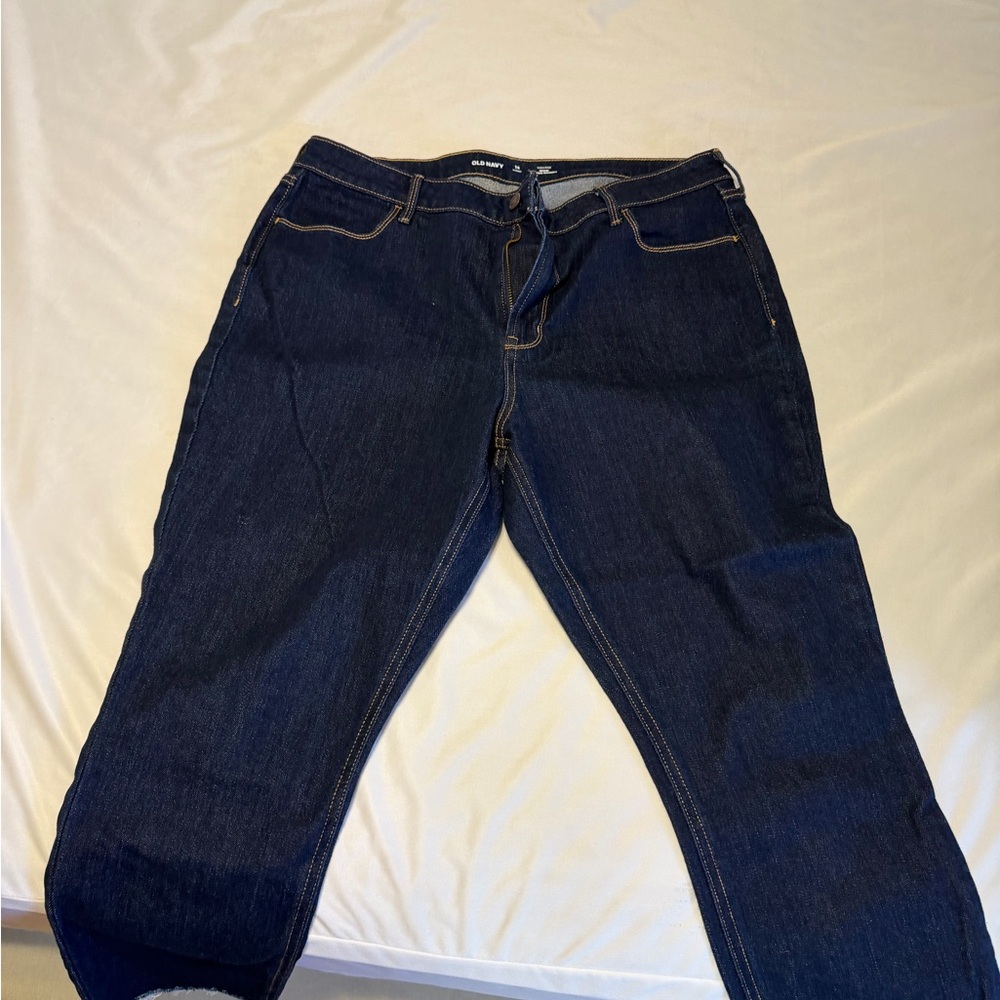 Old Navy Women's Dark Blue Skinny Jeans